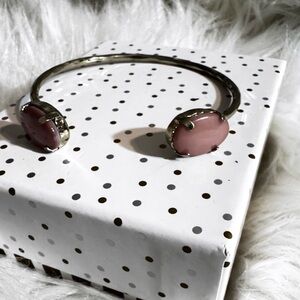 Pink Stone Cuff Bracelet